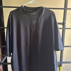 Fear of God Black Short Sleeve Tee